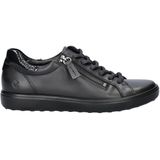 ECCO - Soft 7 - Damessneaker - Zwart - Premium Volnerfleer