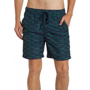 Wrangler Zwembroek - Blauw/ Groen - Maat S