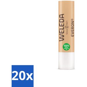 WELEDA - Lippenbalsem Everon - Bescherming tegen kou & wind - SPF 4 - Bulkverpakking - 20 stuks