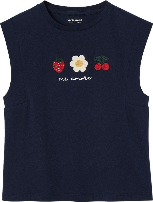 Vertbaudet - Meisjesshirt - Paradijsvogelmotief - Katoen