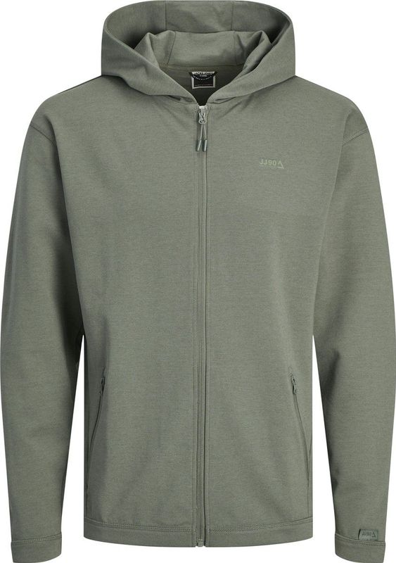 Jack & Jones - Heren Vest Cloud Zip Sweat Hood - Groen - Maat XXL