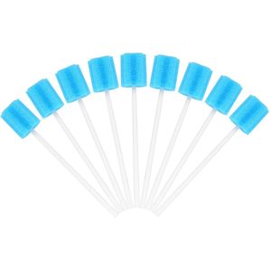 Namajunas - Mondverzorgingsswabs - Mondverzorging ragers 100 stuks - wattenstaafje - dental swabs - blauw