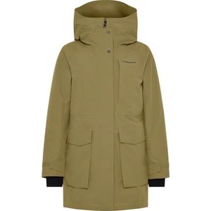Didriksons Womens Harriet Parka Lange jas (Dames |olijfgroen |waterdicht)