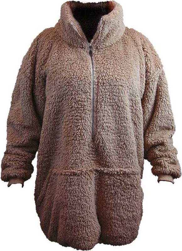 Unique Living - Hoodie Willow Taupe -70x87cm