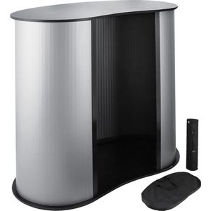 Draagbare beurs pop-up | beurs | Podium | Stand display podium | Bannerstandaard | Toonbank Tentoonstellingstafel | Draagtas | Opbergzakken