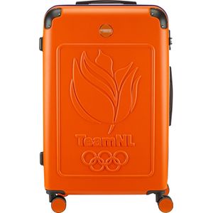 Princess Traveller TeamNL - Reiskoffer - Oranje - Parijs Editie - L - 76 cm