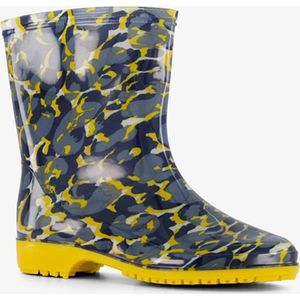 Dames regenlaarzen geel met camouflageprint - Maat 37 - 100% stof- en waterdicht