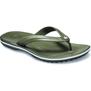 Crocs - Crocband Flip - Heren Slippers - 45 - 46 - Groen