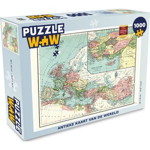 Puzzel Antiek - Romeinen - Landkaart - Legpuzzel - Puzzel 1000 stukjes volwassenen