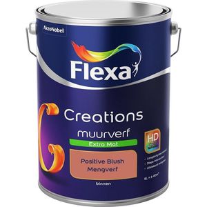 Flexa - Creations Muurverf Extra Mat - Positive Blush - Mengverf - 5 Liter