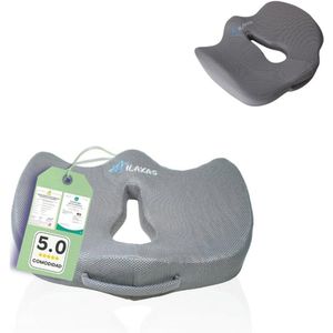 Ergonomisch Anti-vuilkussen voor Bureaustoel, Auto en Gamingstoel - Wasbare Overschoen in Blauw