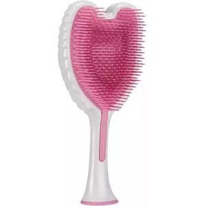 Tangle Angel - 2.0 - Haarborstel - Wit - Roze Tanden - Glanzende Afwerking