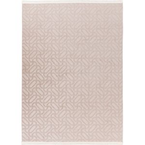 Damla | Laagpolig Vloerkleed | Light Taupe | Hoogwaardige Kwaliteit | 120x160 cm