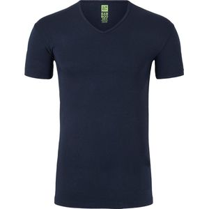 ALAN RED T-shirt Baltimora bamboo (1-pack) - V-hals stretch - blauw - Maat: L