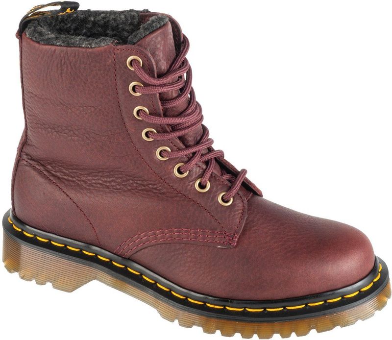 Veterboots - 1460 - Leer - Effen - Profielzolen - Versterkte Hak - Warm Gevoerd