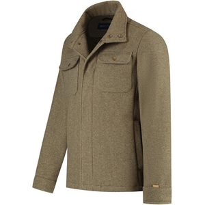 MGO - Cedric - Tussenjas - Groen - Gevoerd - Wol-look