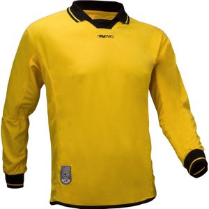 Avento Sportshirt Lange Mouw Senior Geel/zwart Maat M/l