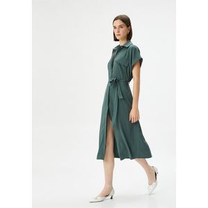 Midi-lengte Fit & Flare-jurk Midikleid