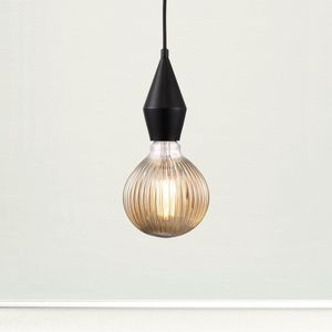 Nordlux Aud hanglamp - pendellamp - E27 - Ø 4 cm - metaal - zwart