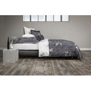 HnL Velvet Touch Zonda Dekbedovertrek - Tweepersoons - 200x200/220 cm - Grijs