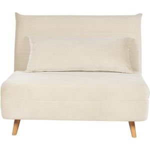 Slaapbank - Wit - Fluweel - Modern