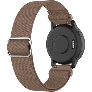 Elastic Adjustable Pink Nylon Watch Band - Compatible with Garmin Venu 2S/Venu 3S/Vivoactive 4S/Vivomove 3S/Forerunner 255S/255S Music/Forerunner 265S - 18mm