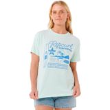 Rip Curl Surf Supply Relaxed T-shirt Met Korte Mouwen Blauw XS Vrouw