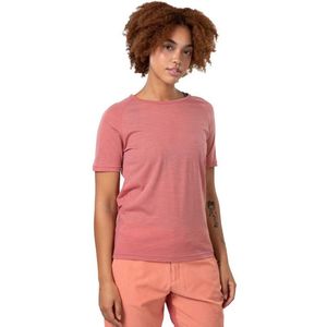 Kari Traa Sanne Wool T-shirt Met Korte Mouwen Roze M Vrouw