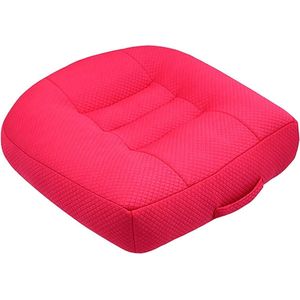 Zitkussen orthopedische autozitkussen bureaustoel - 40 x 40 cm - ergonomisch zitkussen voor eettafel - bureaustoel - rolstoel - tuinstoelen - sofa - rugzitkussen - roze zitkussen orthopedische