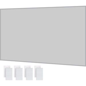 Strex Projectiescherm - 100 Inch - 16:9 - 220x120 CM - Inclusief Bevestiging