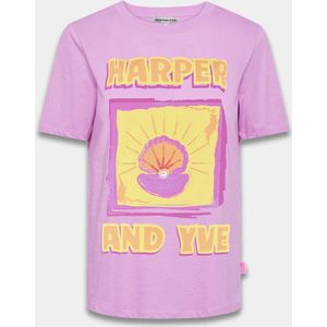 HARPER & YVE T-shirt SHELL Lila - Maat XL
