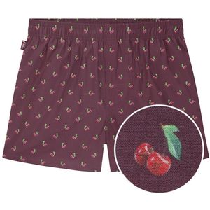 Pockies heren wijde boxershort cherry paars