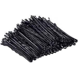 Guardian Beauty Zwarte Metalen Haarspeld – Draad U-vormige Zijclip (Klein) – 200 Stuks