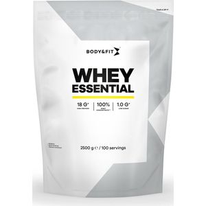 Body & Fit Whey Essential - Eiwitpoeder Zonder Smaak - Proteine Poeder - Whey Protein - 100 shakes (2500 gram)