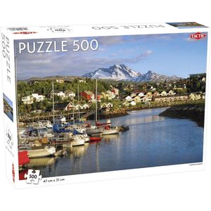Puzzel Around The World Northern Stars: Narvik Harbor - 500 Stukjes