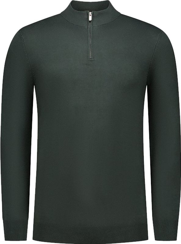 Pure Path gebreide trui donkergroen