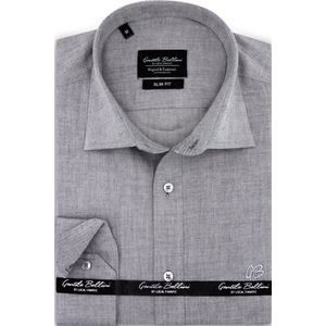 Heren Oxford Overhemden Lange Mouw voor Mannen Slim Fit