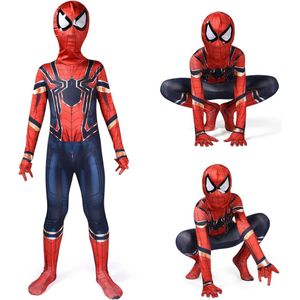 Verkleedpak - Spidey Series - Kids Spiderman Superheldenkostuum - Spinnenmasker - Filmthema - Jumpsuit