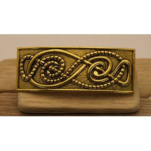 Haarclip koper kleur krullen motief - sierlijke haarclips - haarclips gekruld haar - haarclip voor lang blond haar - haarclip voor lang bruin haar - haarclip voor lang zwart haar - haarclips sier - dames haarclips - vrouwen mannen haarclips