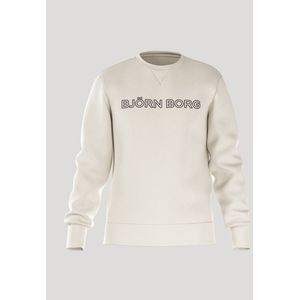Björn Borg Essential 3 Sweater Heren - Trui Mannen - Tofu Gebroken Wit - Maat M