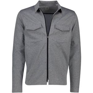 Born with appetite Heren overshirt grijs (Maat: S)