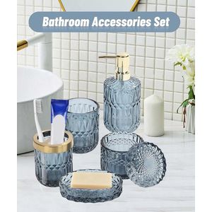 badkamer accessoires set \ Ensemble d'accessoires de salle de bain 5