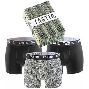 TASTIQ - Dollar - Boxershort - 3 Stuks - Heren - Katoen - Giftbox