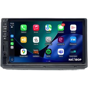 NAVIBOP NB-5066 - Android Autoradio - 9 inch - 4GB RAM - 64GB Opslag - Draadloos CarPlay & Android Auto
