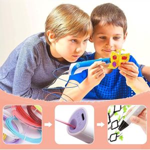 Equivera 3D Pen - 3D Starterspen - 3D Pen Starterspakket - Knutselen en Tekenen - 3D Printen - Incl. Vullingen en Filament - Kinderen en Volwassenen