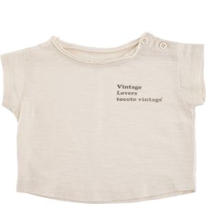 BABY VINTAGE LOVERS T-SHIRT OFF WHITE maat 18 maand