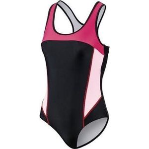 Beco Badpak Dames Polyamide/elastaan Zwart/roze Maat 36