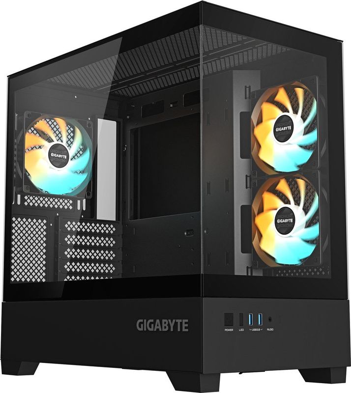 GIGABYTE - Midi Tower - PC Behuizing - Zwart - Hoogwaardige Materialen