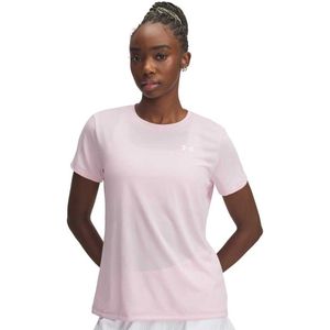 Under Armour Tech Solid Ssc T-shirt Met Korte Mouwen Roze M Vrouw