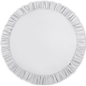 My Sweet Baby Speelkleed Ruches Grijs - Speelmat - Kinderkamer - Vloerkleed 100 cm